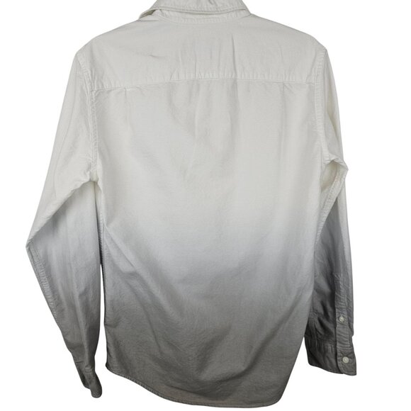 Mens Y2K Mallcore Skater Casual Indie Streetwear  American Eagle White Ombre  XS - Picture 2 of 13